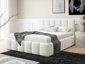Vinvik Sängram med förvaring 160x200 cm - vit - Möbler - Säng - Sängram & sängstomme