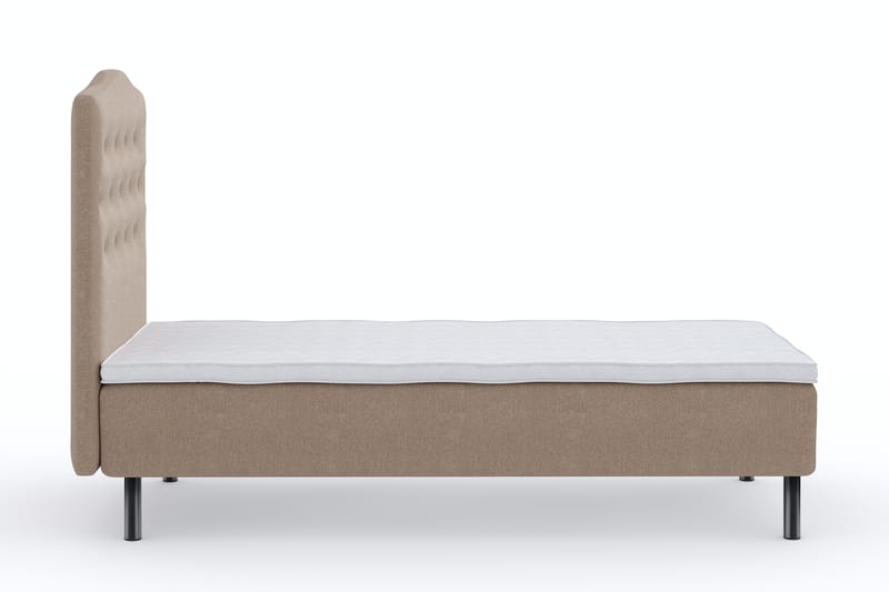 Wega Sängpaket Ramsäng 90x200 cm - Brun - Komplett sängpaket - Ramsäng