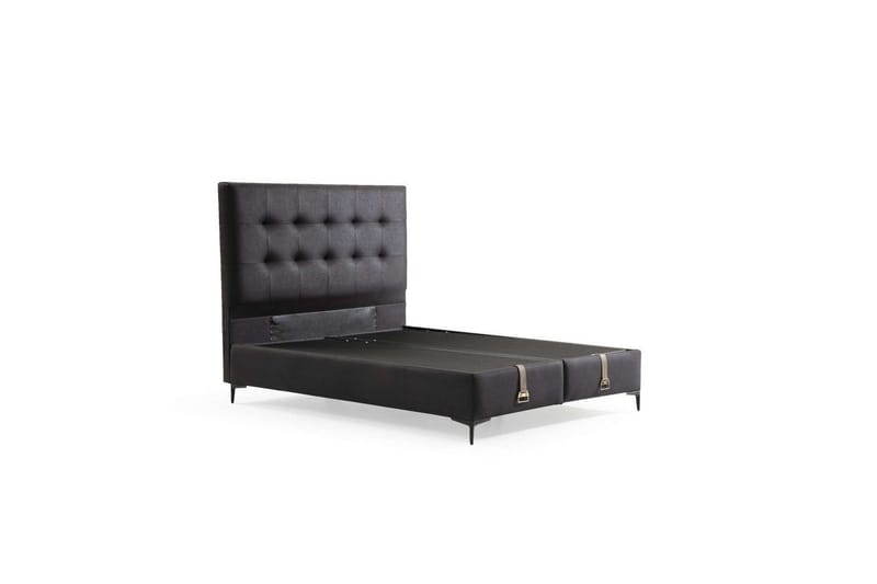 Yonel Komplett Sängpaket 180x200 cm - Svart - Möbler - Säng - Komplett sängpaket