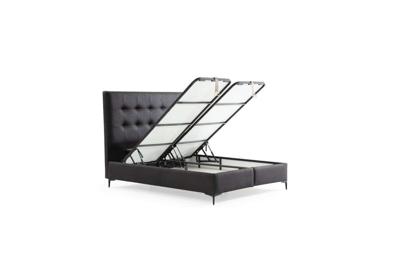 Yonel Komplett Sängpaket 180x200 cm - Svart - Möbler - Säng - Komplett sängpaket