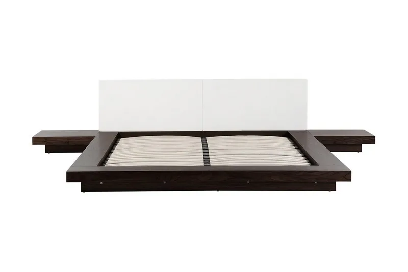 Zen Dubbelsäng 160  200 cm Brun, undefined