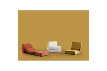 1-sits bäddsoffa Dorielton Bäddbar Senapsgul - Senapsgul - Möbler - Soffa - Bäddsoffa