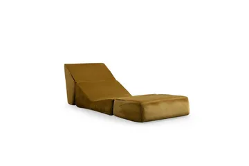 1-sits bäddsoffa Dorielton Bäddbar Senapsgul - Senapsgul - Möbler - Soffa - Bäddsoffa