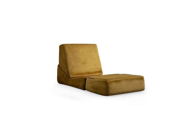 1-sits bäddsoffa Dorielton Bäddbar Senapsgul - Senapsgul - Möbler - Soffa - Bäddsoffa