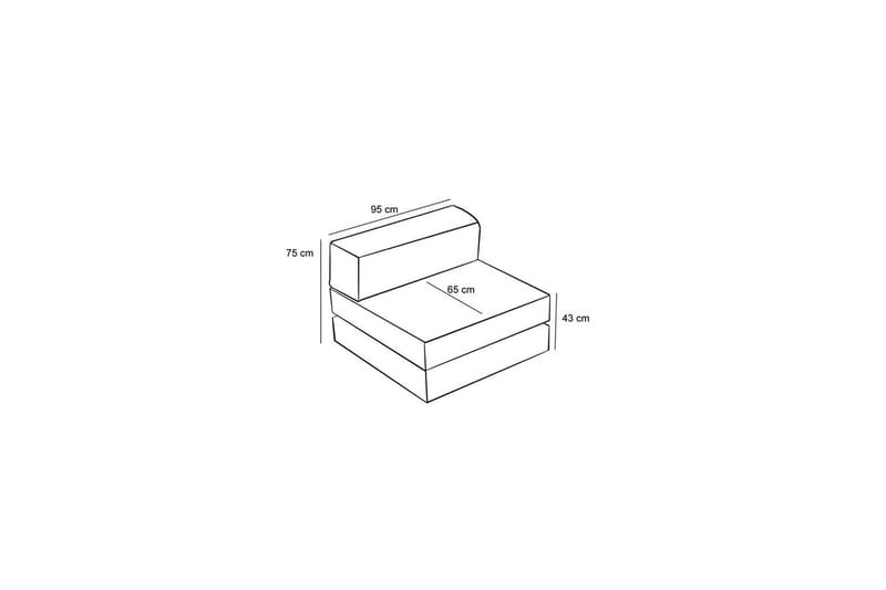 1-sits soffa Selorbury Vila Brun - Brun - Möbler - Soffa - Bäddsoffa