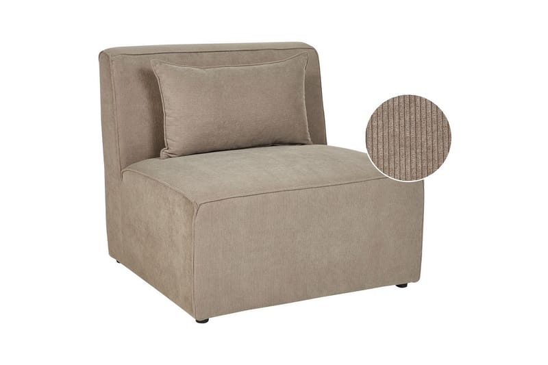 1-sitssektion Lemvig Taupe - Taupe - Möbler - Soffa - Soffgrupp
