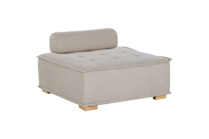 1-sitssoffa Tibro Beige, ljust trä - Beige, ljust trä - Möbler - Soffa - Modulsoffor - Mittmodul