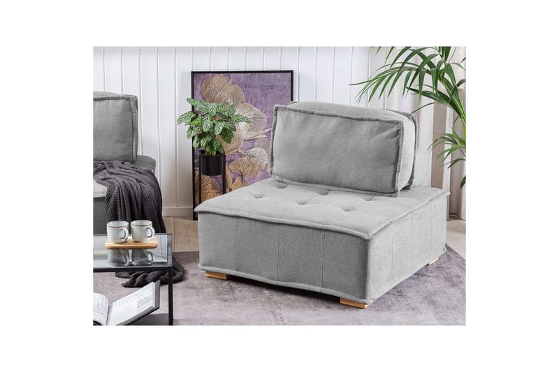 1-sitssoffa Tibro Grå, ljust trä - Grå, ljust trä - Möbler - Soffa - Soffgrupp