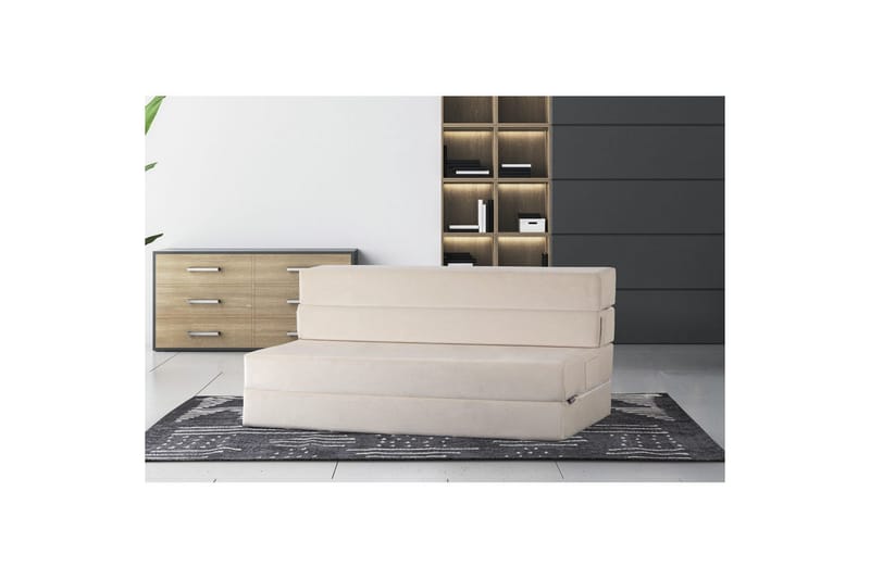 2-sits bäddsoffa Maroubridgelcrest Beige - Beige - Möbler - Soffa - Bäddsoffa