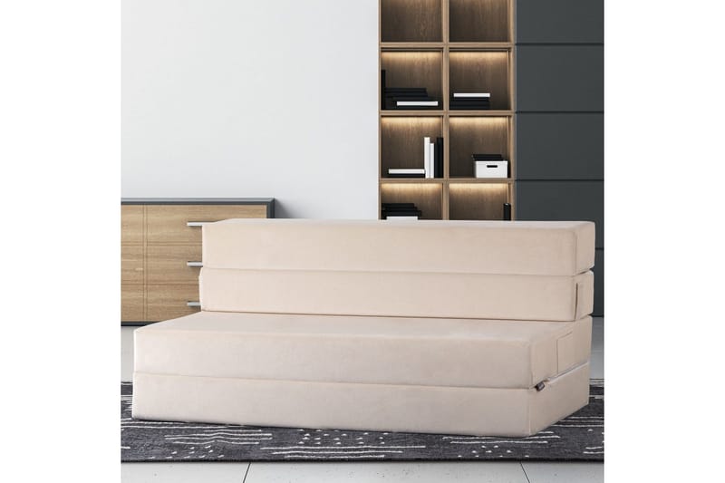 2-sits bäddsoffa Maroubridgelcrest Beige - Beige - Möbler - Soffa - Bäddsoffa