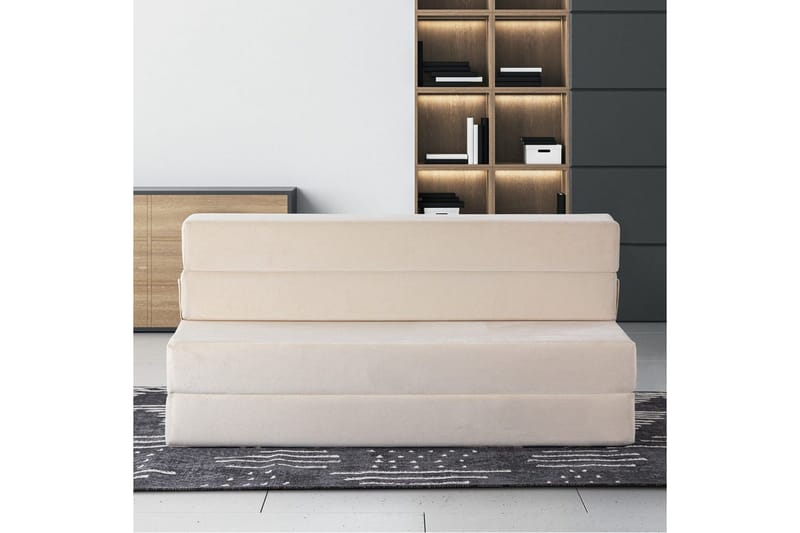2-sits bäddsoffa Maroubridgelcrest Beige - Beige - Möbler - Soffa - Bäddsoffa
