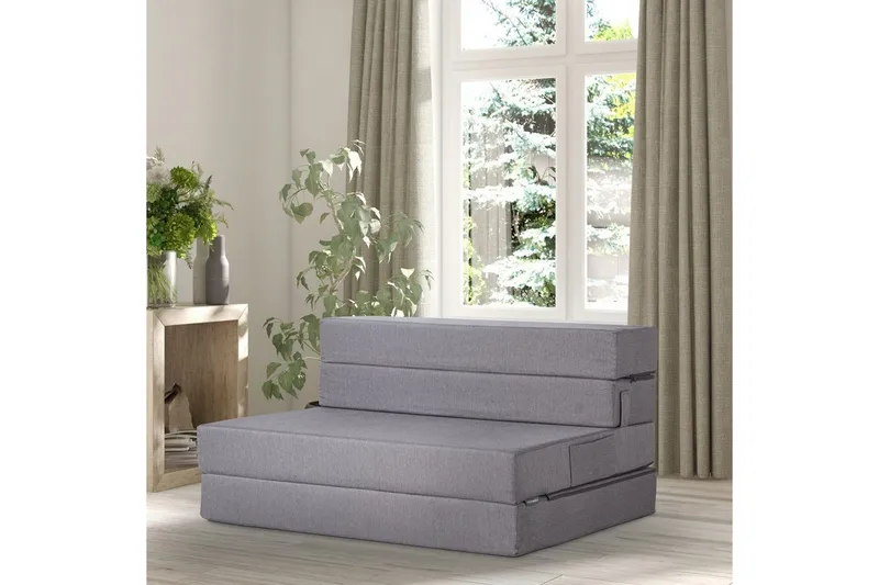 2-sits bäddsoffa Maroubridgelcrest Grå - Grå - Möbler - Soffa - Bäddsoffa