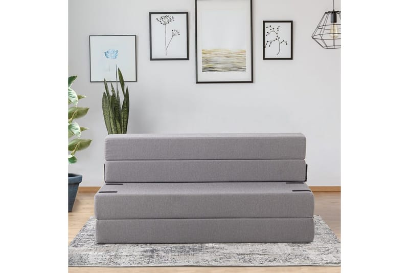 2-sits bäddsoffa Melisso Grå - Grafitgrå - Möbler - Soffa - Bäddsoffa