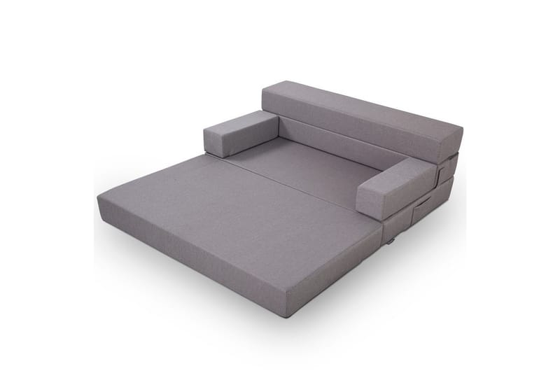 2-sits bäddsoffa Melisso Grå - Grafitgrå - Möbler - Soffa - Bäddsoffa