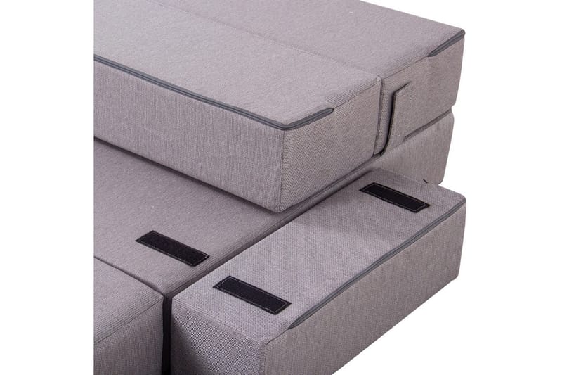 2-sits bäddsoffa Melisso Grå - Grafitgrå - Möbler - Soffa - Bäddsoffa