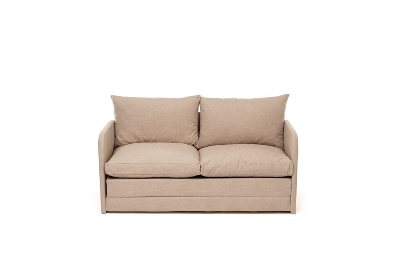 2-sits bäddsoffa Rubby (128 x 70 x 66 cm) Beige - Beige - Möbler - Soffa - Bäddsoffa