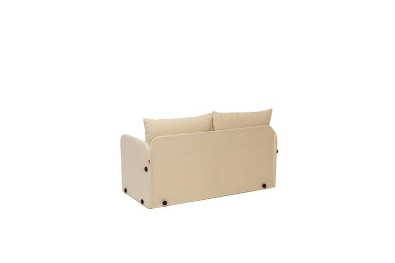 2-sits bäddsoffa Rubby (128 x 70 x 66 cm) Grädde - Grädde - Möbler - Soffa - Bäddsoffa