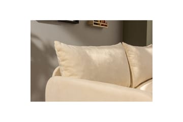 2-sits bäddsoffa Rubby (128 x 70 x 66 cm) Grädde - Grädde - Möbler - Soffa - Bäddsoffa