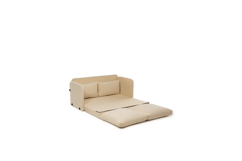 2-sits bäddsoffa Rubby (128 x 70 x 66 cm) Grädde - Grädde - Möbler - Soffa - Bäddsoffa