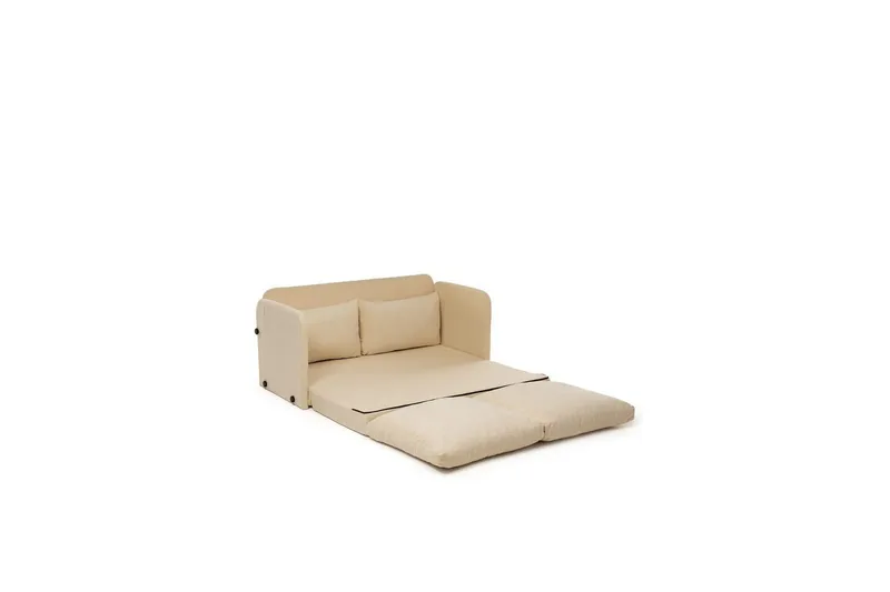 2-sits bäddsoffa Rubby (128 x 70 x 66 cm) Grädde - Grädde - Möbler - Soffa - Bäddsoffa