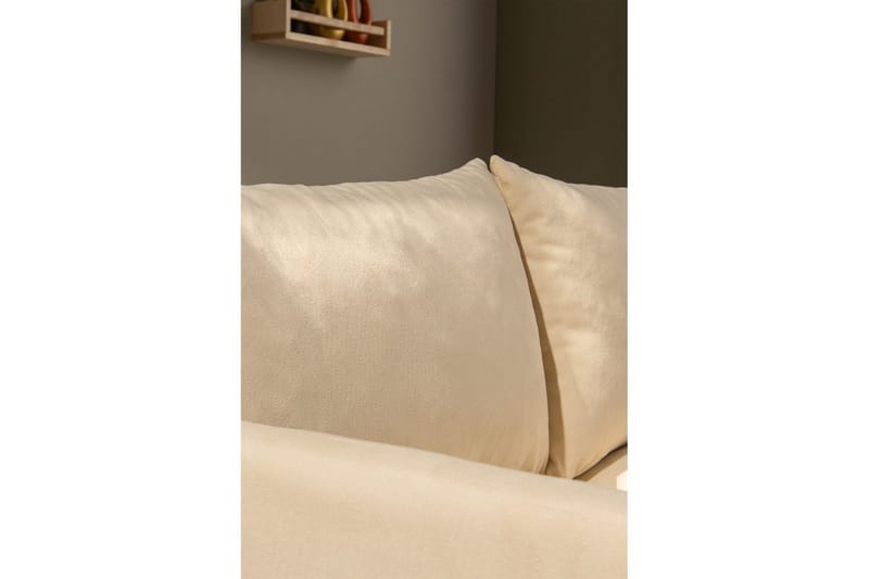 2-sits bäddsoffa Rubby (128 x 70 x 66 cm) Grädde - Grädde - Möbler - Soffa - Bäddsoffa