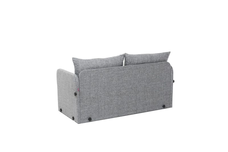 2-sits bäddsoffa Rubby (128 x 70 x 66 cm) Ljusgrå - Ljusgrå - Möbler - Soffa - Bäddsoffa