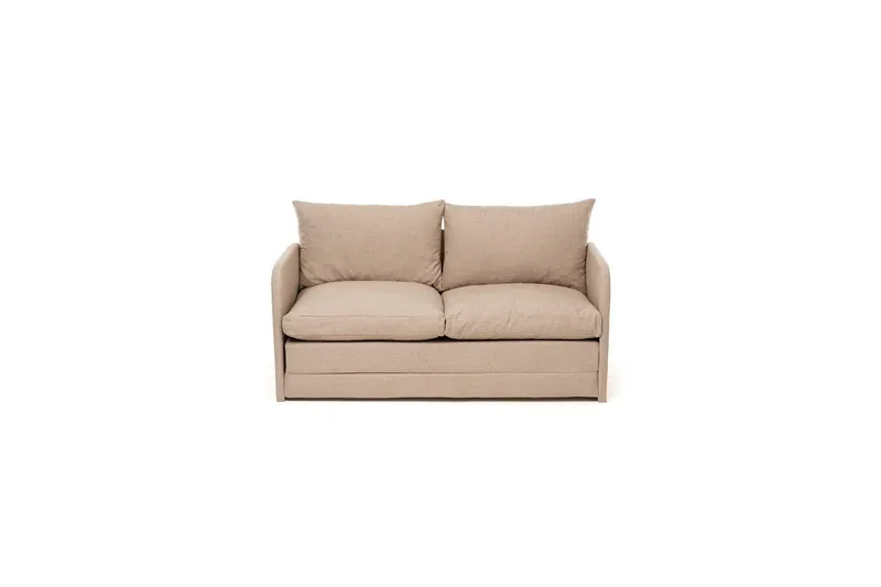 2-sits bäddsoffa Rubby (148 x 70 x 66 cm) Beige - Beige - Möbler - Soffa - Bäddsoffa