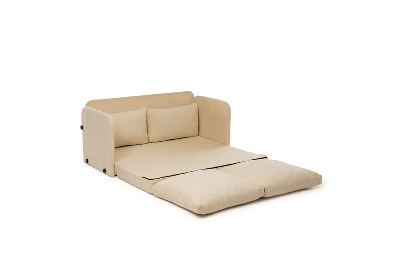 2-sits bäddsoffa Rubby (148 x 70 x 66 cm) Grädde - Grädde - Möbler - Soffa - Bäddsoffa