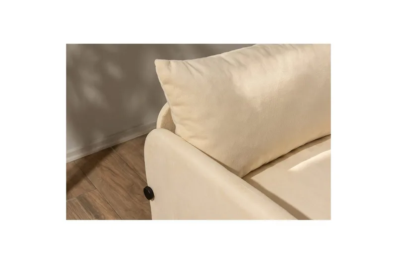 2-sits bäddsoffa Rubby (148 x 70 x 66 cm) Grädde - Grädde - Möbler - Soffa - Bäddsoffa