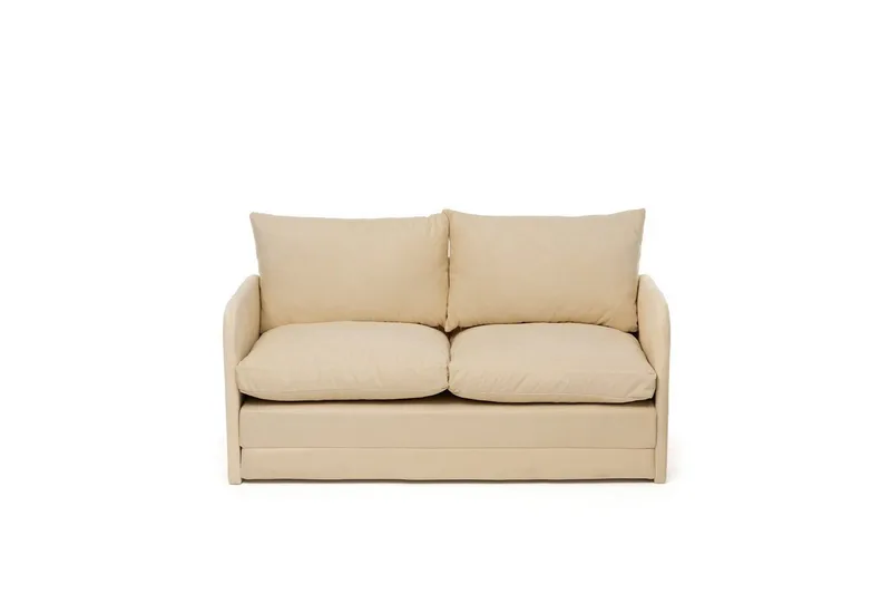 2-sits bäddsoffa Rubby (148 x 70 x 66 cm) Grädde - Grädde - Möbler - Soffa - Bäddsoffa