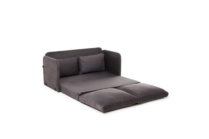 2-sits bäddsoffa Rubby (148 x 70 x 66 cm) Grå - Grå - Möbler - Soffa - Bäddsoffa