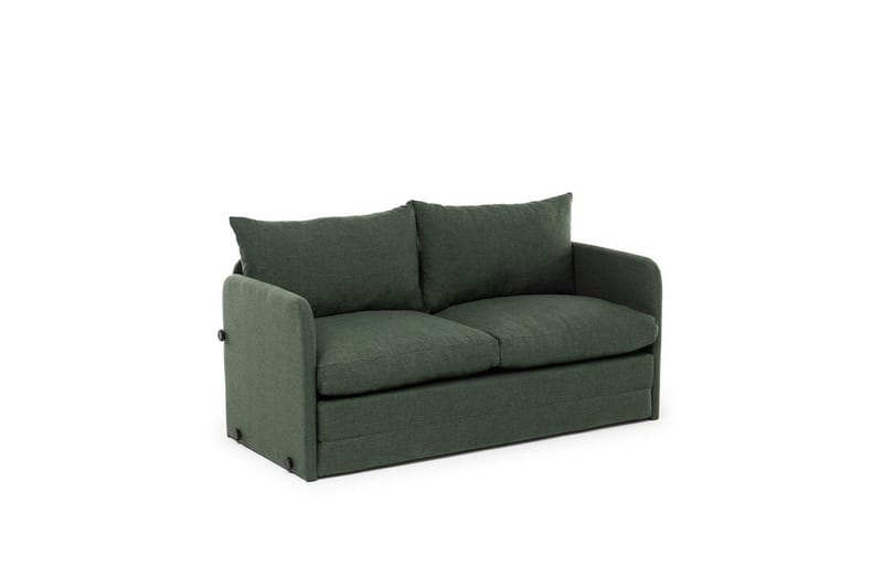 2-sits bäddsoffa Rubby (148 x 70 x 66 cm) Grön - Grön - Möbler - Soffa - Bäddsoffa