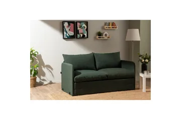 2-sits bäddsoffa Rubby (148 x 70 x 66 cm) Grön - Grön - Möbler - Soffa - Bäddsoffa