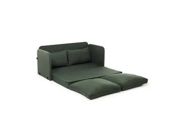 2-sits bäddsoffa Rubby (148 x 70 x 66 cm) Grön - Grön - Möbler - Soffa - Bäddsoffa