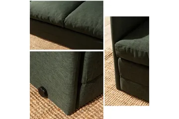 2-sits bäddsoffa Rubby (148 x 70 x 66 cm) Grön - Grön - Möbler - Soffa - Bäddsoffa