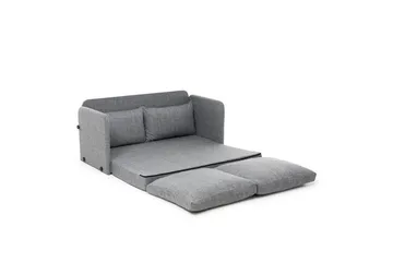 2-sits bäddsoffa Rubby (148 x 70 x 66 cm) Ljusgrå - Ljusgrå - Möbler - Soffa - Bäddsoffa