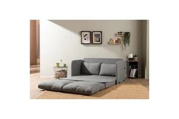 2-sits bäddsoffa Rubby (148 x 70 x 66 cm) Ljusgrå - Ljusgrå - Möbler - Soffa - Bäddsoffa