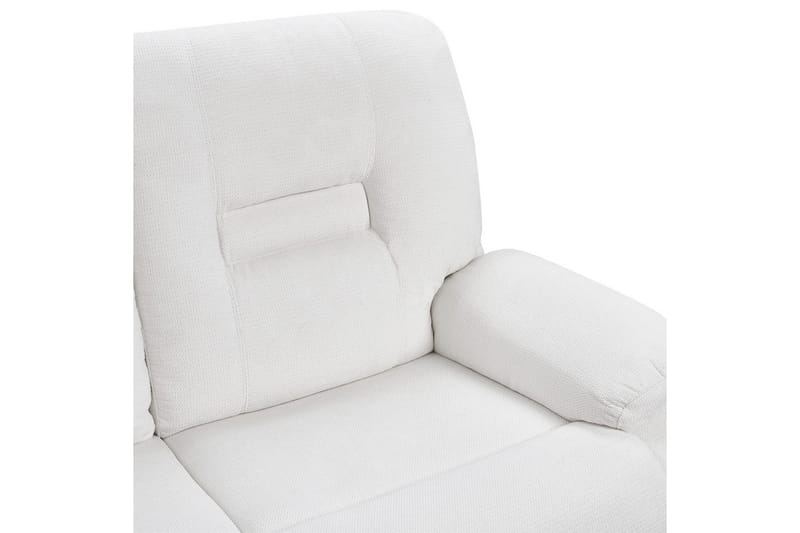 2-sits Reclinersoffa manuell Bergen Vit, Svart - Vit, Svart - Möbler - Soffa - Biosoffa & reclinersoffa
