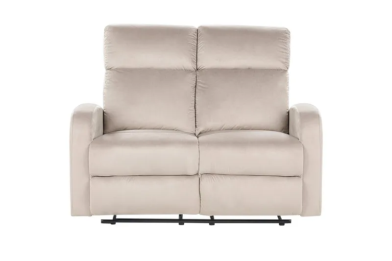 2-sits Reclinersoffa manuell Verdal Beige - Beige - Möbler - Soffa - Biosoffa & reclinersoffa - 2 sits biosoffa & reclinersoffa