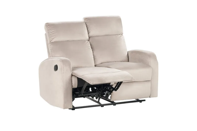 2-sits Reclinersoffa manuell Verdal Beige - Beige - Möbler - Soffa - Biosoffa & reclinersoffa - 2 sits biosoffa & reclinersoffa