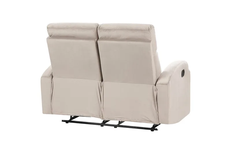 2-sits Reclinersoffa manuell Verdal Beige - Beige - Möbler - Soffa - Biosoffa & reclinersoffa - 2 sits biosoffa & reclinersoffa