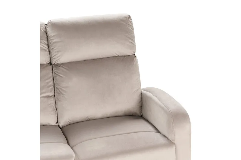 2-sits Reclinersoffa manuell Verdal Beige - Beige - Möbler - Soffa - Biosoffa & reclinersoffa - 2 sits biosoffa & reclinersoffa