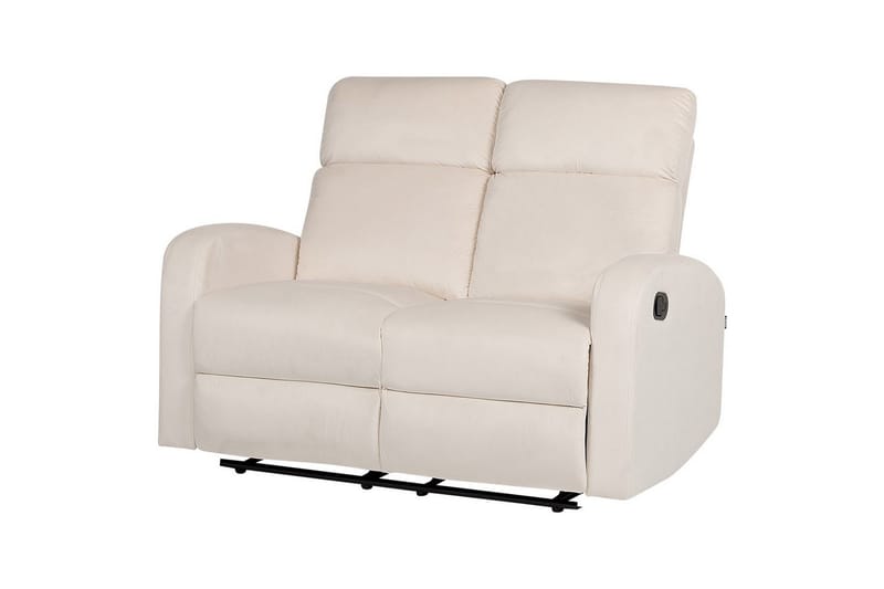 2-sits Reclinersoffa manuell Verdal Vit - Vit - Möbler - Soffa - Biosoffa & reclinersoffa - 2 sits biosoffa & reclinersoffa