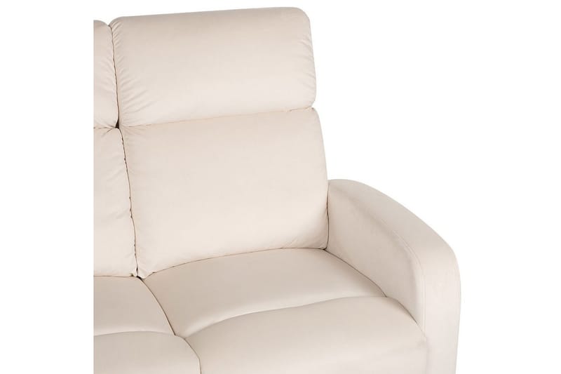 2-sits Reclinersoffa manuell Verdal Vit - Vit - Möbler - Soffa - Biosoffa & reclinersoffa - 2 sits biosoffa & reclinersoffa