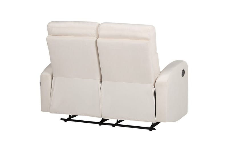 2-sits Reclinersoffa manuell Verdal Vit - Vit - Möbler - Soffa - Biosoffa & reclinersoffa - 2 sits biosoffa & reclinersoffa