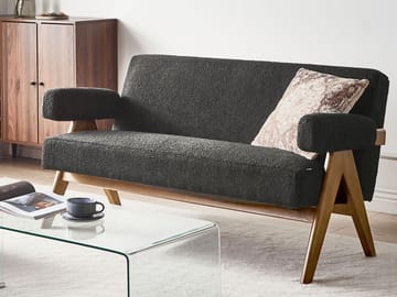 2-sits soffa Tamre - Grå/Brun - Möbler - Soffa - 2 sits soffa