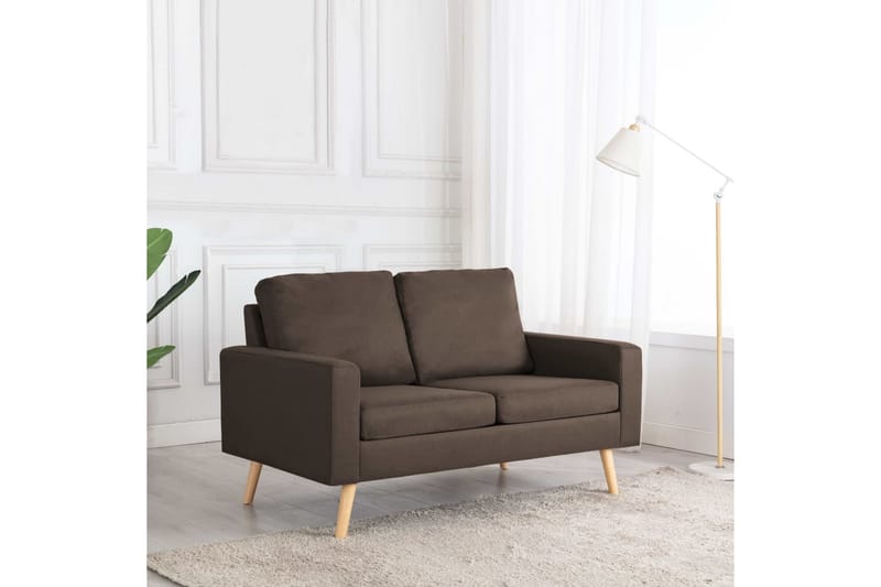 2-sitssoffa brun tyg - Brun - Möbler - Soffa - 2 sits soffa