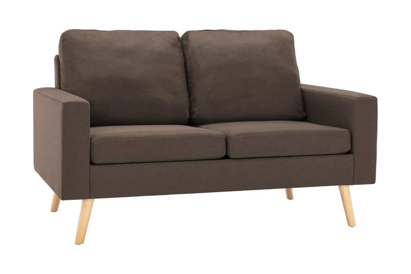 2-sitssoffa brun tyg - Brun - Möbler - Soffa - 2 sits soffa