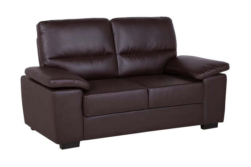 Adlyn Soffa 2-Sits Konstläder - Brun - Möbler - Soffa - 2 sits soffa