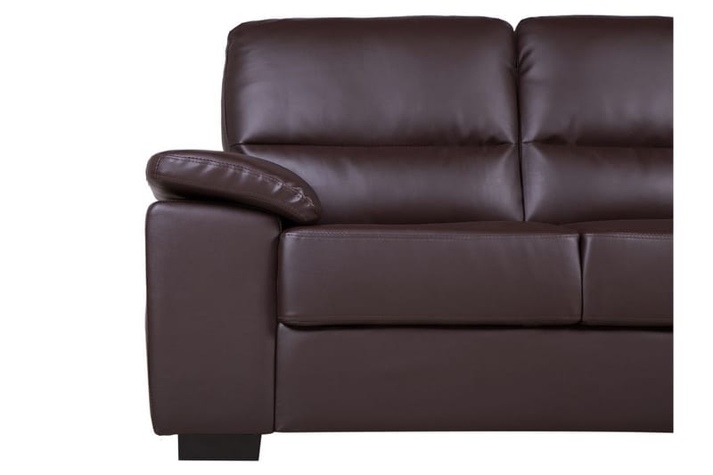 Adlyn Soffa 2-Sits Konstläder - Brun - Möbler - Soffa - 2 sits soffa